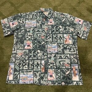 VTG Reyn Spooner Mele Kalikimaka 2007 Limited Christmas Hawaiian Shirt XXL